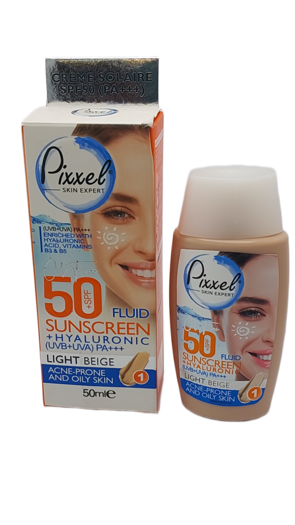ضد آفتاب فلوئیدی پیکسل شماره 1 (Light Beige)
